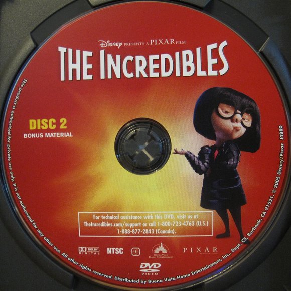 The Incredibles DVD and Case - Widescreen Edition - Picture 6 of 8